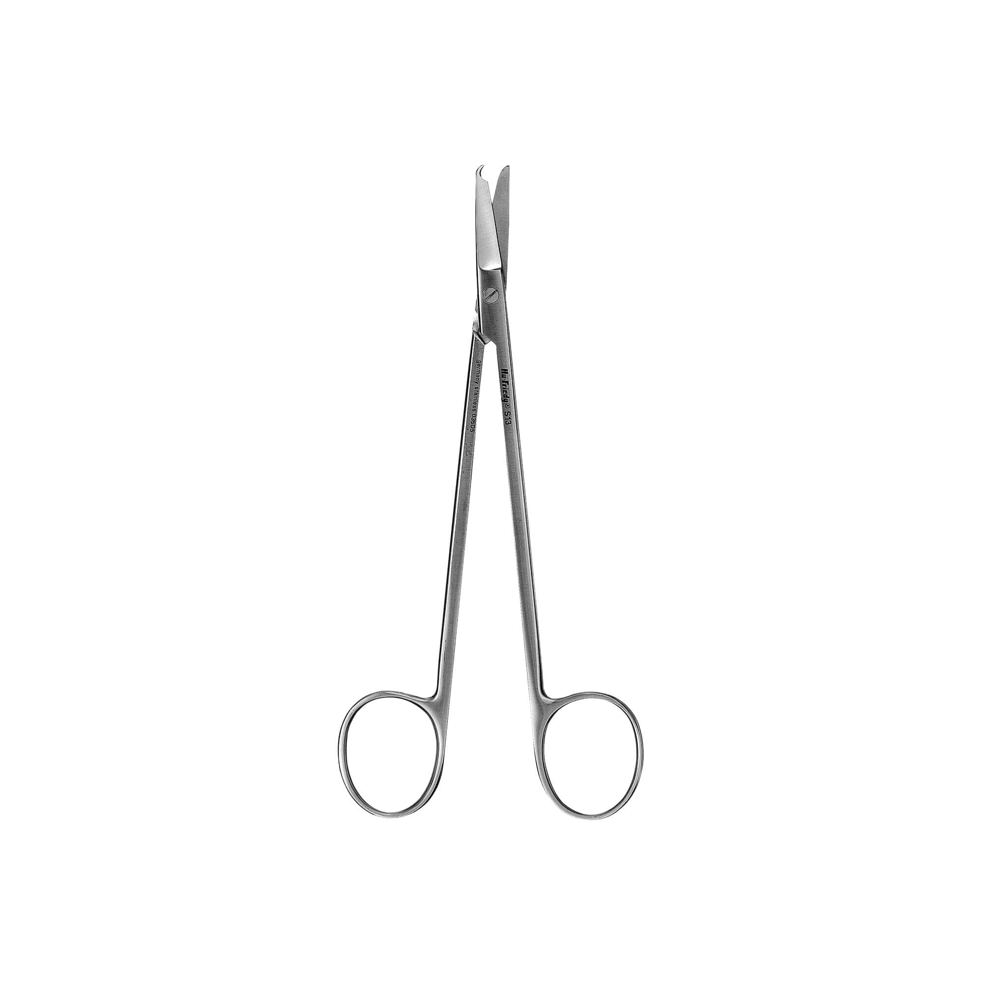 Hu-Friedy S13 Dental Medical Scissors #13 Straight For Sutures 15cm