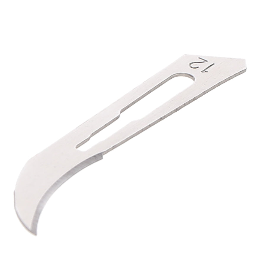 House Brand Dentistry 103100 HSB #12 Sterile Carbon Steel Surgical Scalpel Blades 100/Pk