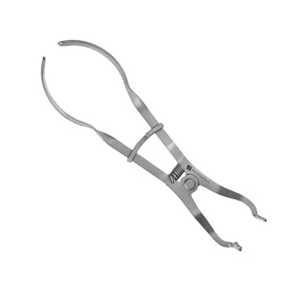 J&J Instruments 11-575 Rubber Dental Dam Forceps Ivory IV Type
