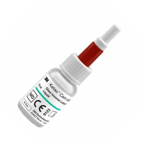 3M Solventum 37220 Ketac Cem Glass Ionomer Luting Cement Liquid 12mL
