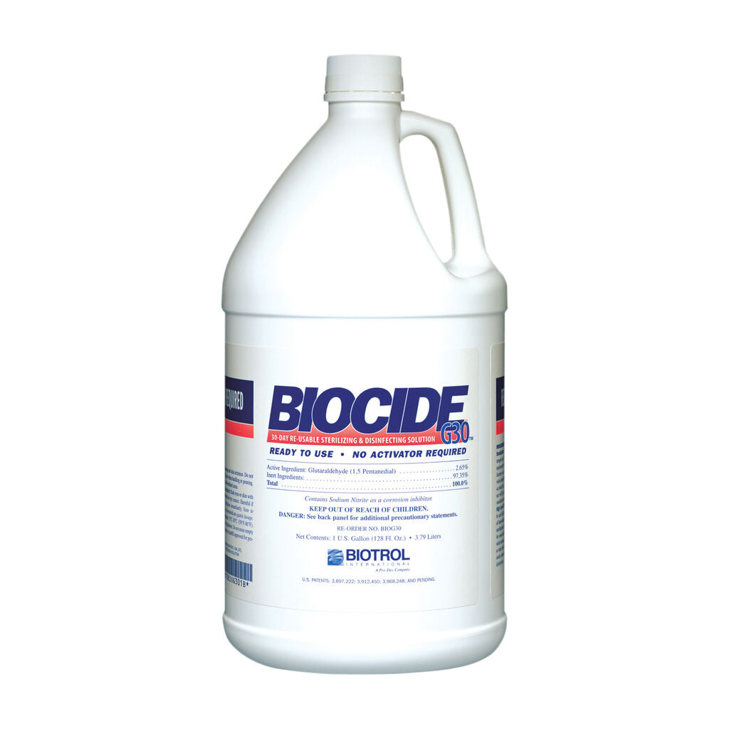Biotrol BIOG30CS Biocide G30 2.65% Glutaraldehyde 1 Gallon EXP Aug 2026