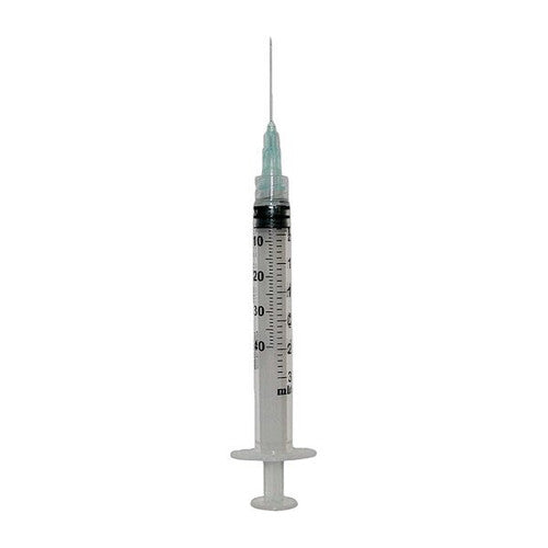 Exel 26129 Luer Lock Syringes 3cc 27 Gauge 1.25