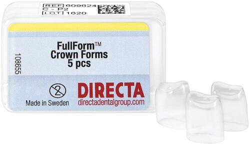 Directa 609624 FullForm Dental Crown Forms P-2 C System 7mm 5/Pk
