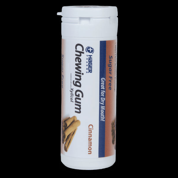 Hager 630054 Miradent Xylitol Chewing Gum Cinnamon 30 Pieces Per Tube 12/Pk