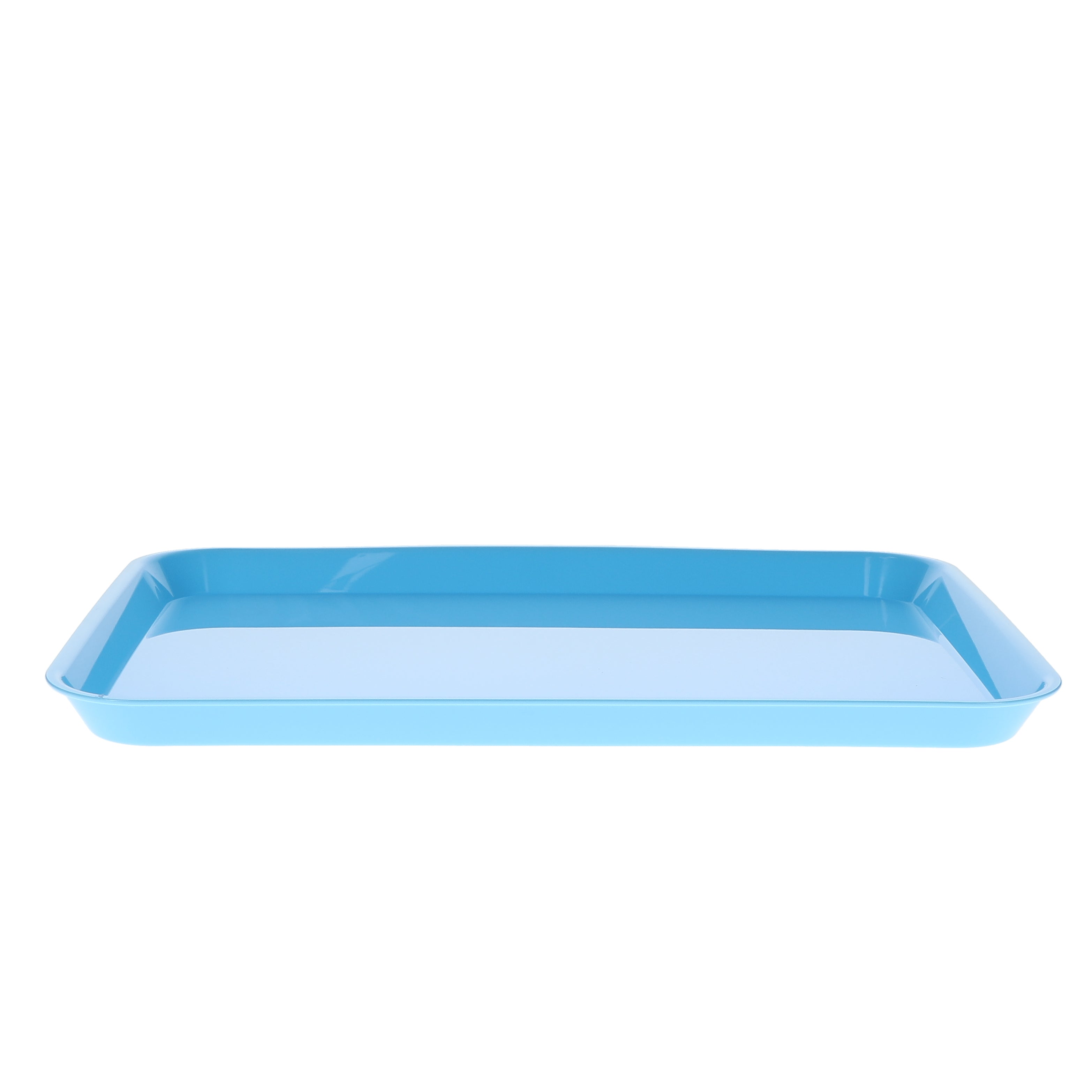 House Brand Dentistry 108147 HSB Set-Up Tray Flat #B Ritter Baby Blue Plastic 13-3/8