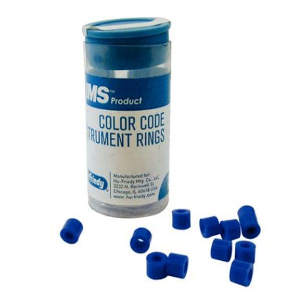 Hu-Friedy IMS-1288L Color Code Instrument Rings Large Blue 50/Pk