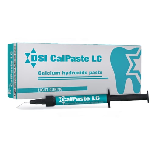 DSI CALPASTELC-2G Calpaste LC Light Cured Fluoride Releasing Calcium Hydroxide Paste 1.5mL
