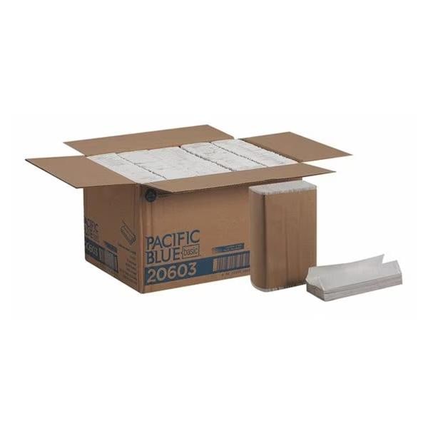Georgia Pacific 20603 C-Fold Paper Towels Paper Band White 10¼ x 13¼ Sheets 240 ct/pk 10 Pk/Cs