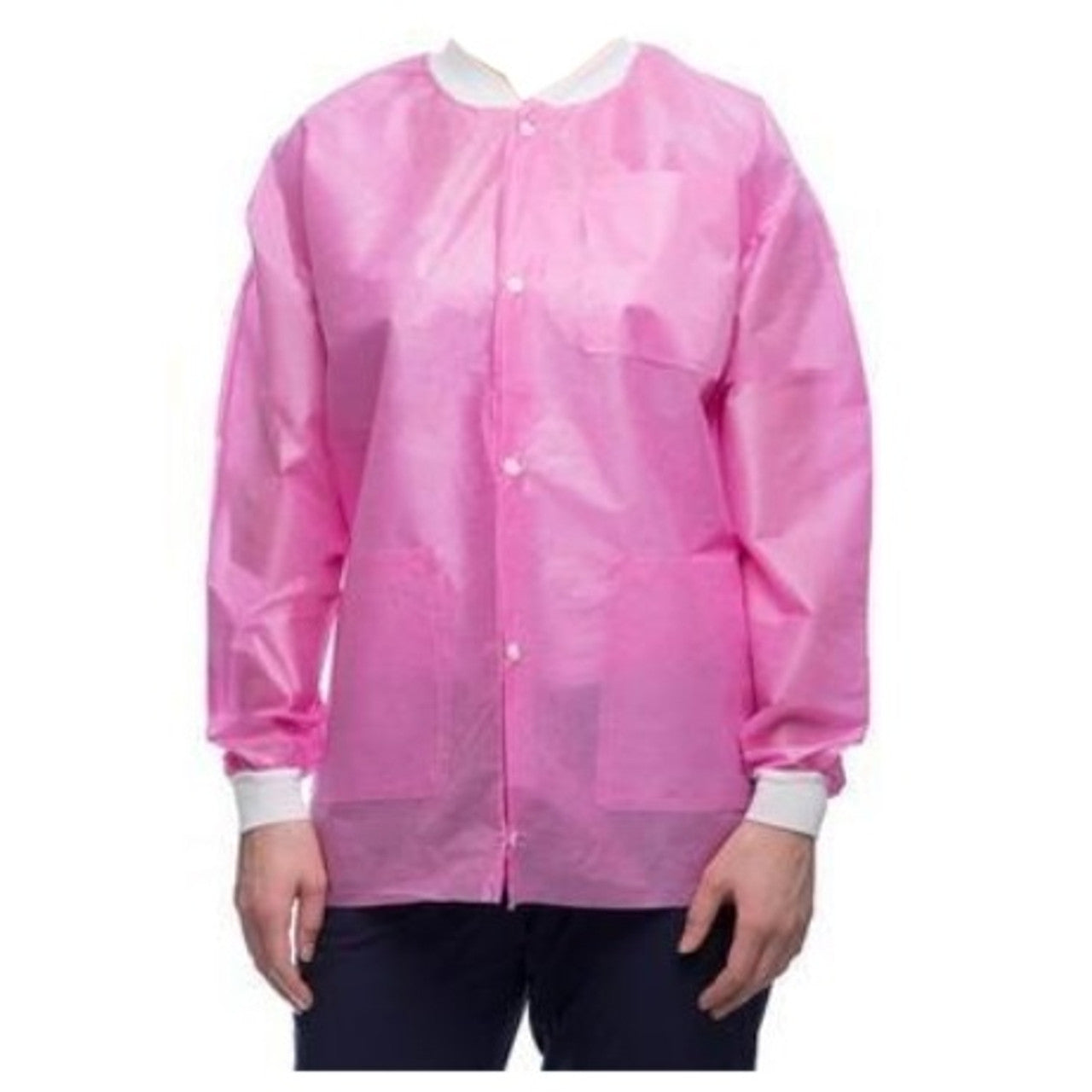 ValuMax 3530RBXS EasyBreathe LAb Jackets Raspberry Extra Small 10/Pk