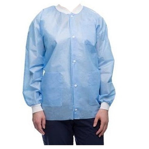 ValuMax 3530MB2XL EasyBreathe Lab Jackets Medical Blue 2XL 10/Pk