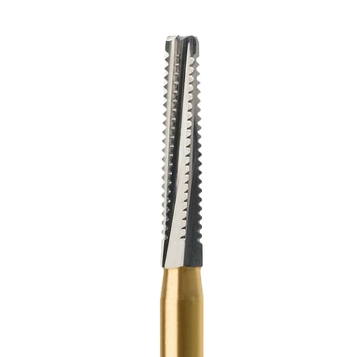 Microcopy CK84716 CrownKing FG #847-016 Flat End Taper Crown Prep Carbide Burs 25/Pk