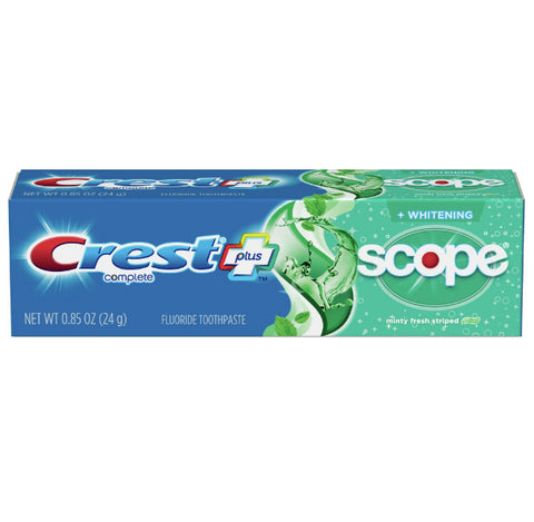 Proctor & Gamble 3700038592 Crest Complete Toothpaste + Whitening with Scope Minty Fresh 36/Cs 0.85 Oz