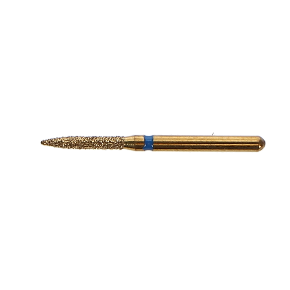 House Brand Dentistry 401949 HSB FG 862-012M Precision Zirconia Flame Medium Grit Diamond Burs 5/Pk