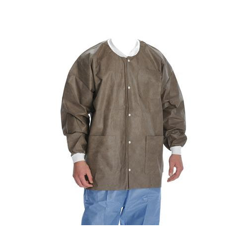 ValuMax 3630CFXS ExtraSafe Lab Jackets Coffee X-Small 10/Pk