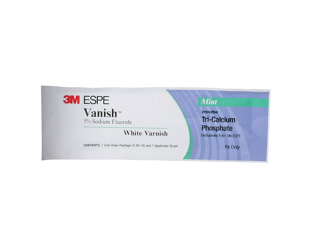 3M Solventum 12151M Vanish 5% White Dental Varnish Mint 1000/Pk 0.5 mL