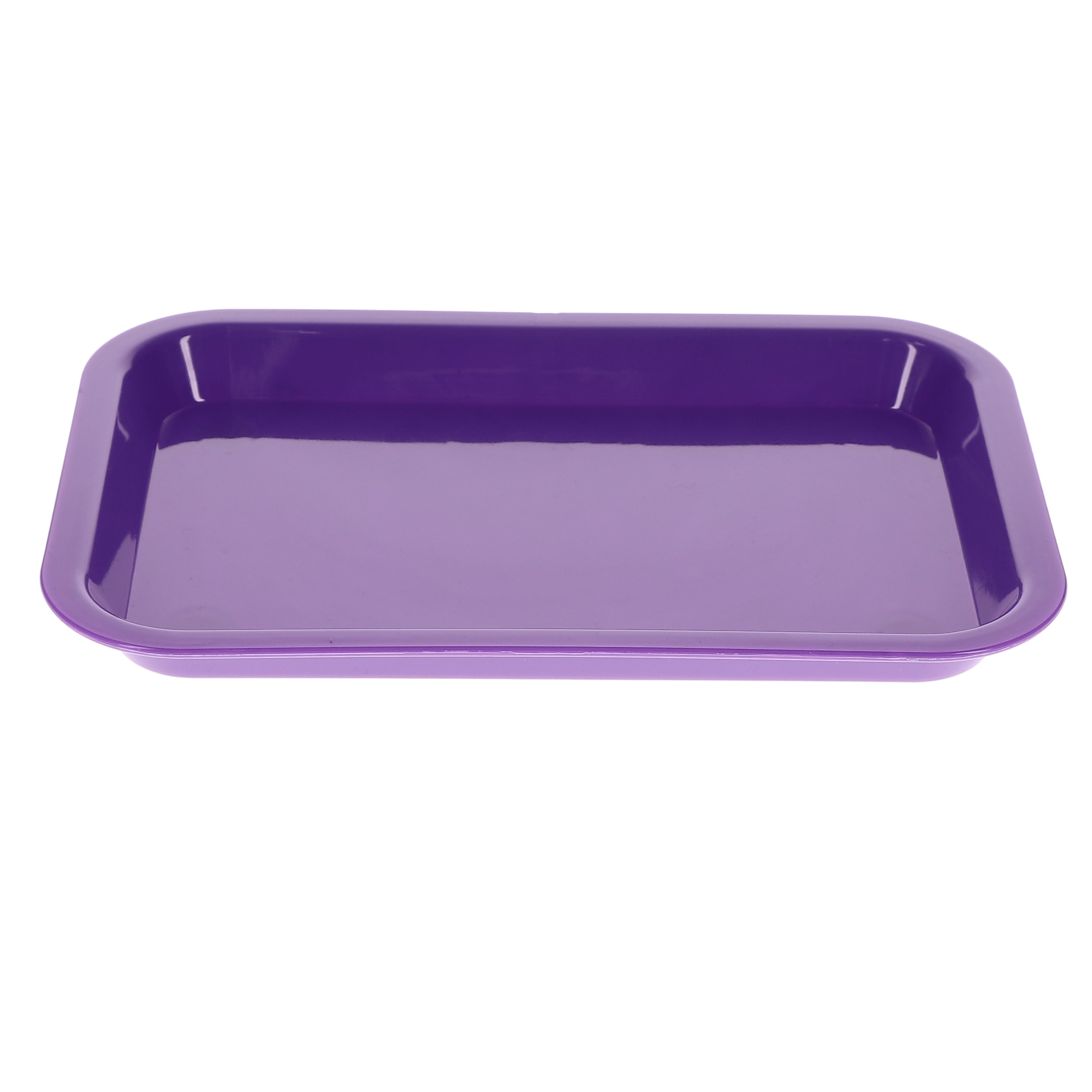 House Brand Dentistry 108153 HSB Set-Up Tray Flat #F Purple Plastic 9-5/8