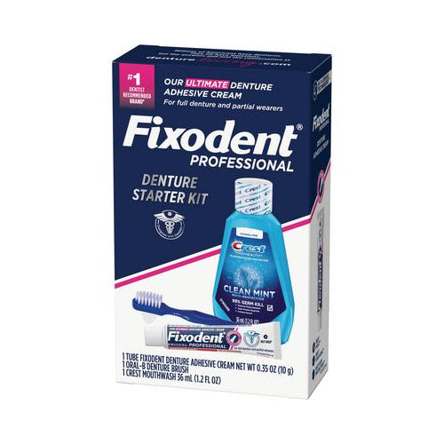 Procter & Gamble 80719493 Fixodent Professional Denture Starter Kit 24/Pk EXP Mar 2026