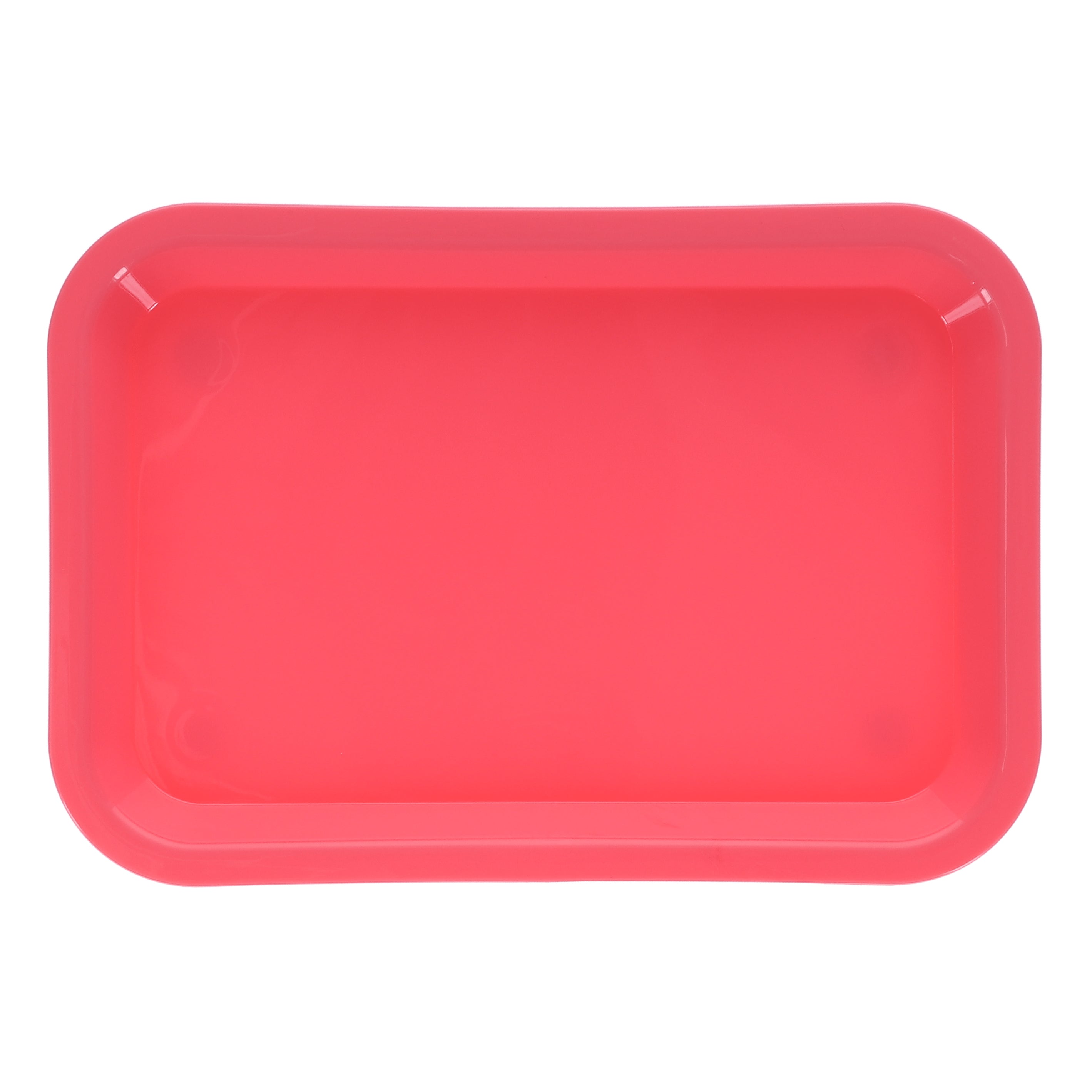 House Brand Dentistry 108158 HSB Set-Up Tray Flat #F Neon Pink Plastic 9-5/8