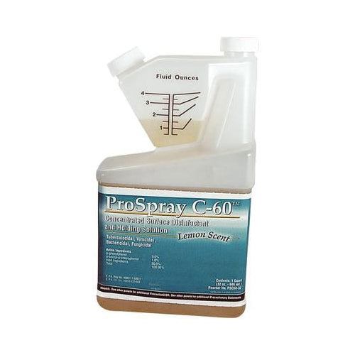 Certol PSC60-32 Prospray C-60 Concentrated Surface Disinfectant Meter Dose Bottle 32oz
