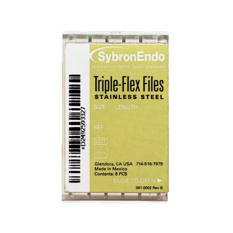 Kerr Dental 25927 Triple-Flex Endodontic Files #08 21mm 6/Pk