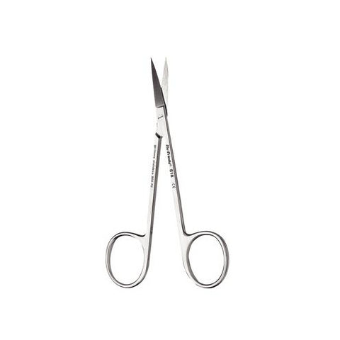 Hu-Friedy S18 Hemostat Surgical Scissors #18 Iris Curved 4.5"