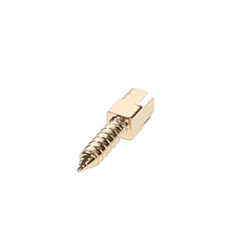 House Brand Dentistry 400025 HSB Gold Plated Screw Posts S4 #4 Short 7.8mm 12/Pk