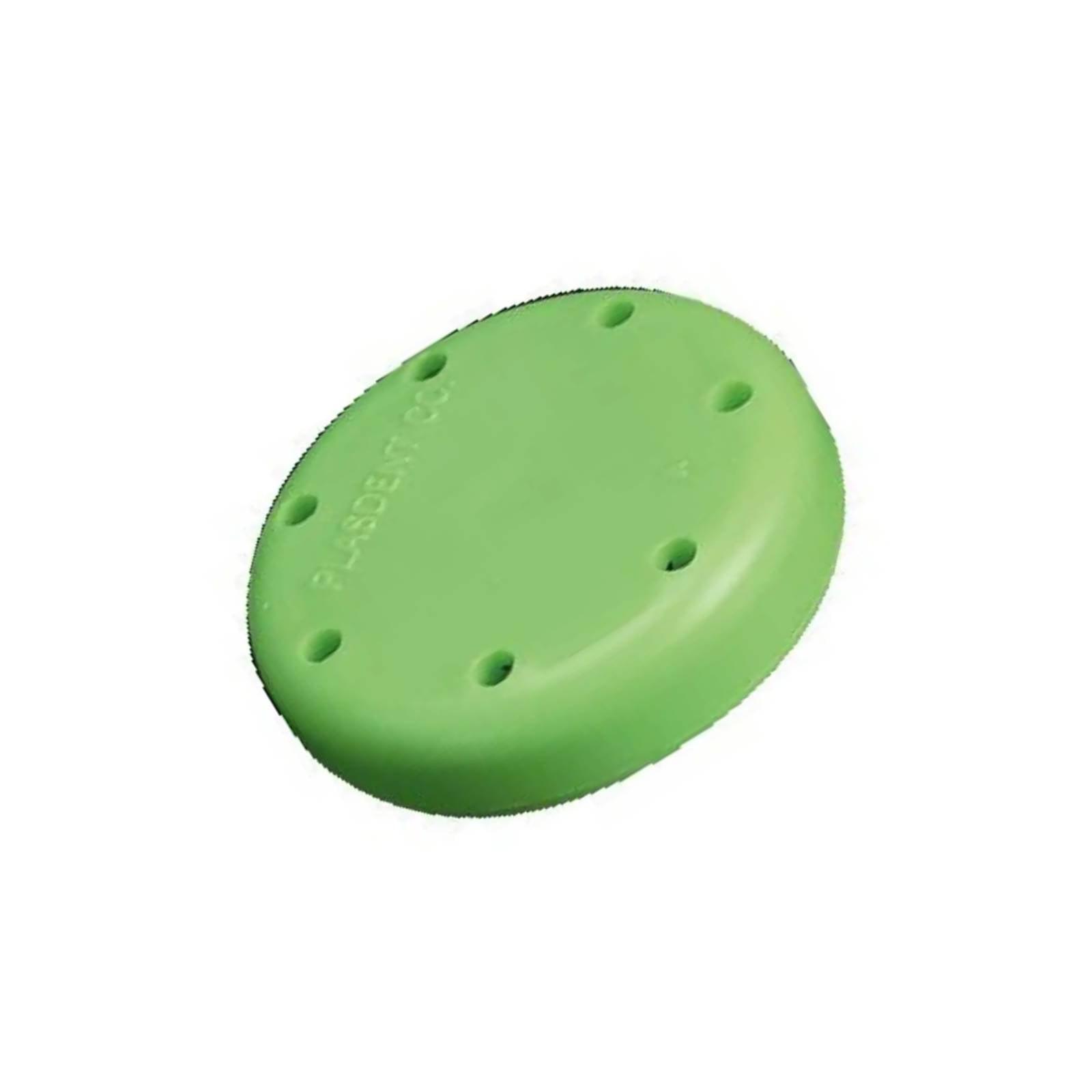 Plasdent 400BSS-4 Magnetic Dental Bur Block 7-Hole Small Round Neon Green