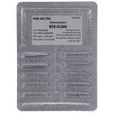 House Brand Dentistry 401703 HSB FG 859-010M Needle Medium Grit Diamond Burs 10/Pk