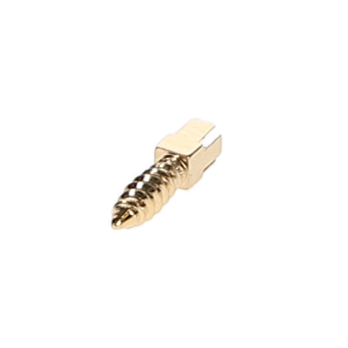 House Brand Dentistry 400027 HSB Gold Plated Screw Posts S6 #6 Short 7.8mm 12/Pk