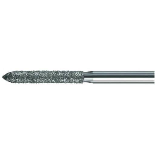 Premier Dental 2015086 Two Striper FG #250.9F Bevel End Cylinder Fine Grit Diamond Burs 5/Pk