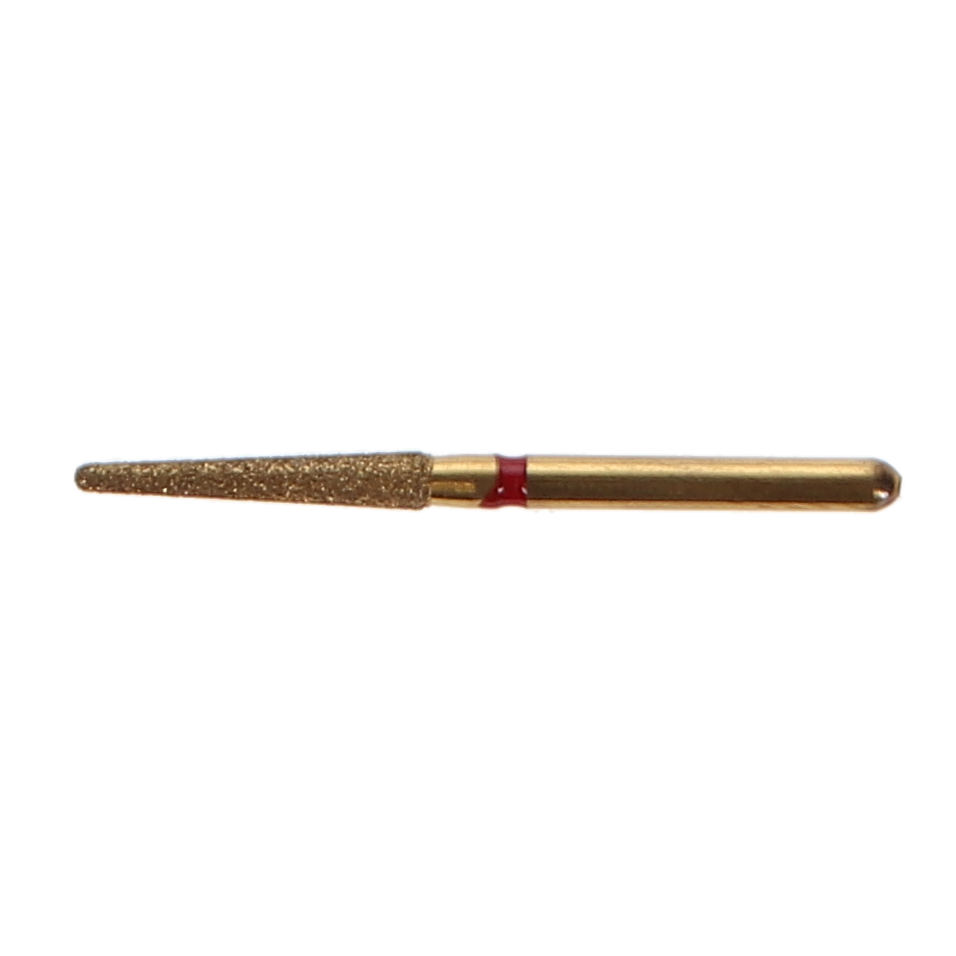 House Brand Dentistry 401958 HSB FG 850-018F Precision Zirconia Round End Taper Fine Grit Diamond Burs 5/Pk
