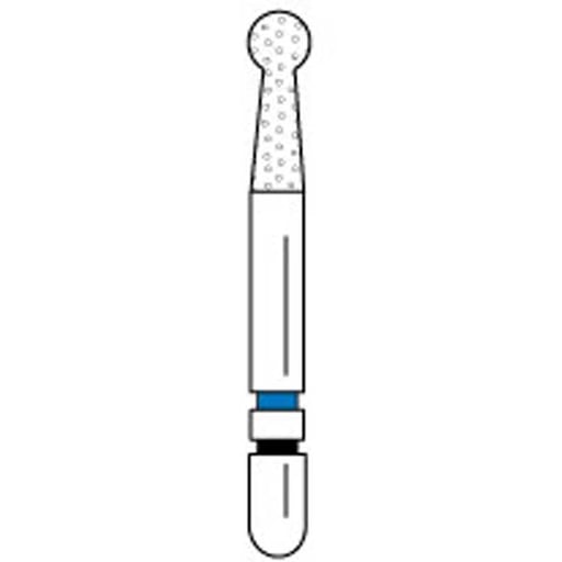 Premier Dental 2015676 Two Striper Ztech Diamond Bur Friction Grip 125NZM 5Pk