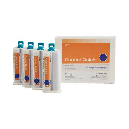 Pentron Clinical Q31E Correct Quick Bite VPS Registration Material Cartridges 4/Pk 50 mL