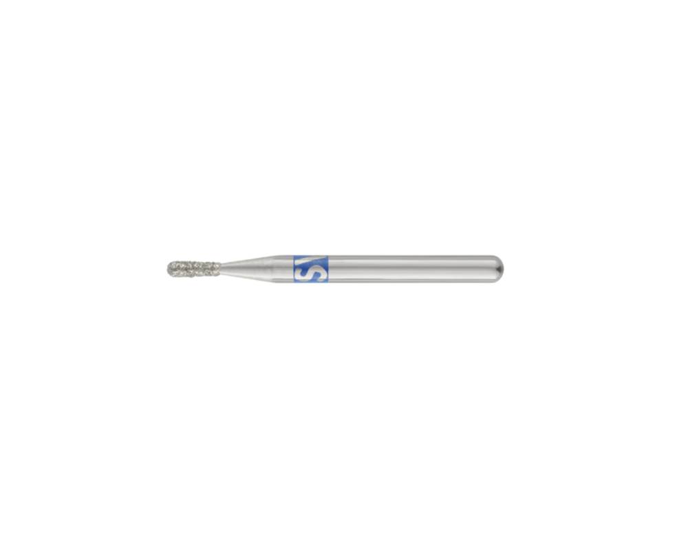 SS White 830-010M-S Piranha FG Short Shank Pear Shaped Medium Grit Diamond Burs 25/Pk