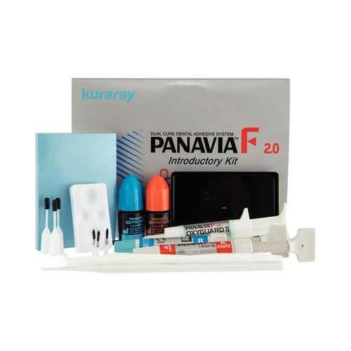 Kuraray 481KA Panavia F 2.0 Dual Cure Resin Dental Cement White Intro Kit