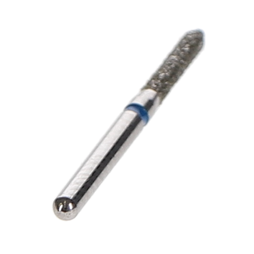 House Brand Dentistry 401908 HSB FG 878-014M Beveled Cylinder Medium Grit Diamond Burs 10/Pk