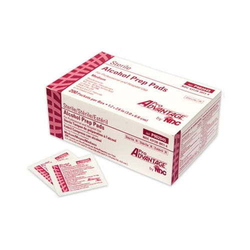Pro Advantage P902045 Alcohol Prep Pads Sterile Medium 1.13