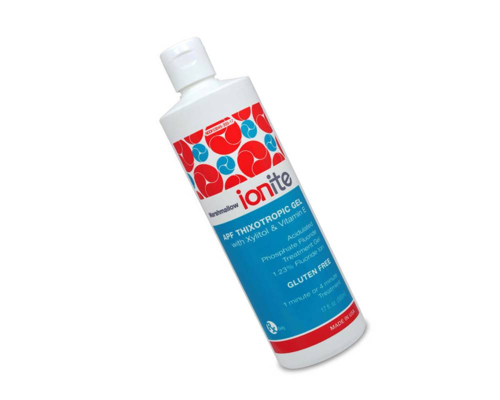 Dharma Research 56-00004 Ionite Dental Fluoirde Gel 60 Second Marshmallow APF 1.23% 17oz