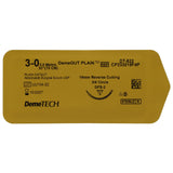 House Brand Dentistry 103134 HSB Plain Gut Absorbable Reverse Cutting Sutures Beige 70cm 3/0 19mm DFS-2 3/8 Circle 12/Bx