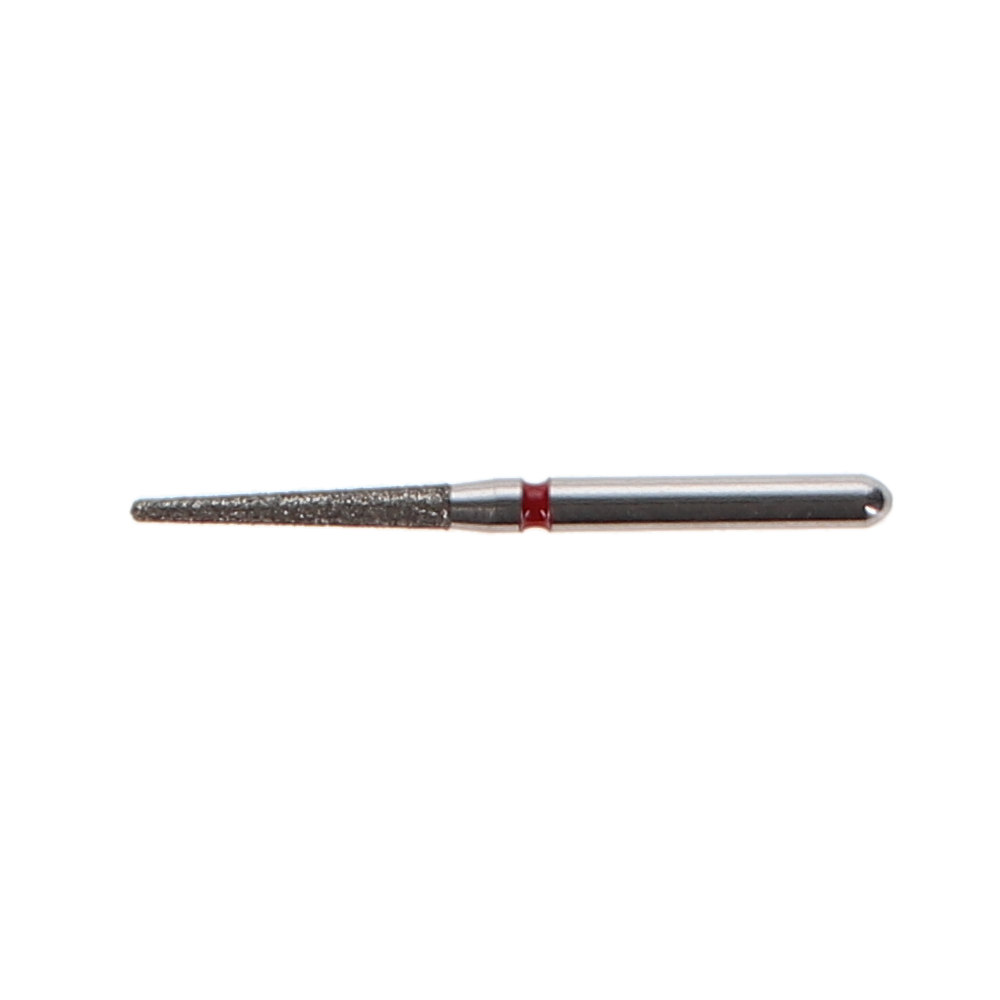 House Brand Dentistry 401868 HSB FG 856L-014F Round End Taper Fine Grit Diamond Burs 10/Pk