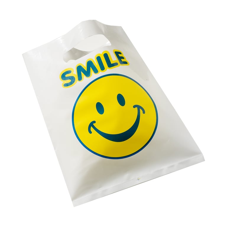 Plak Smacker 40200 Happy Smile Face Dental Patient Plastic Bags Small 144/Pk
