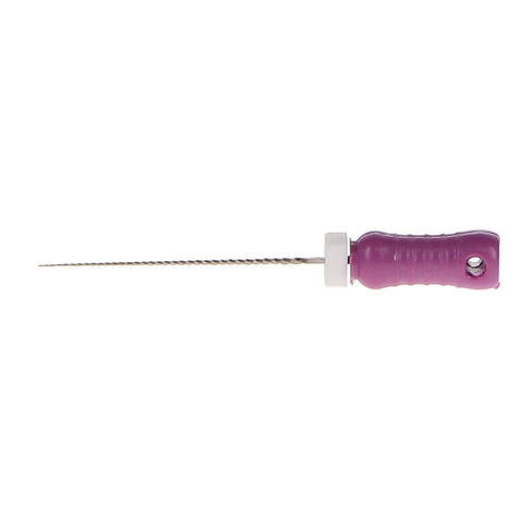 House Brand Dentistry 400102 HSB Endodontic K-Files 21mm #10 Purple Stainless Steel 6/Pk