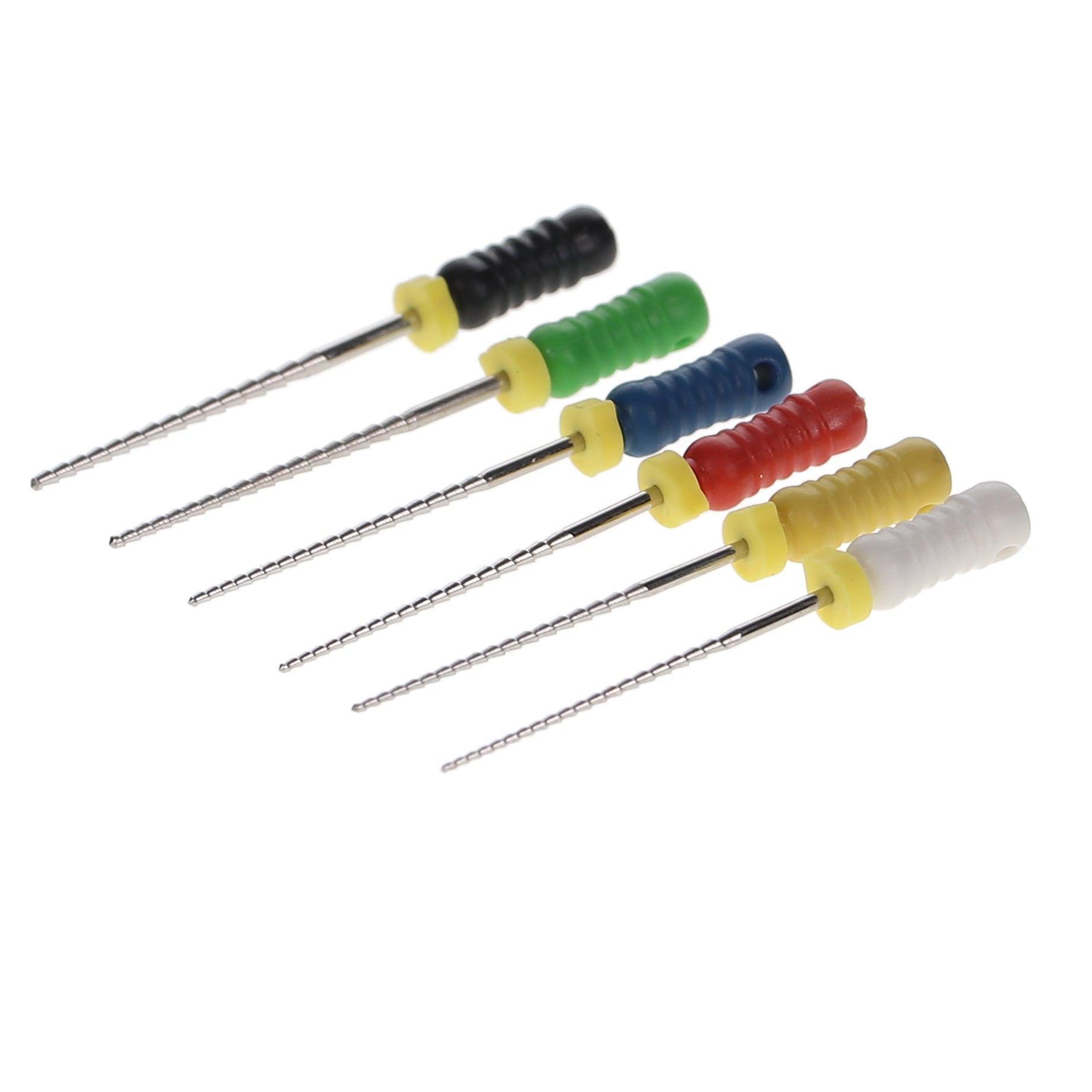 House Brand Dentistry 400476 HSB Hedstrom Endodontic Files Stainless Steel 25mm #45-80 Assorted 6/Pk