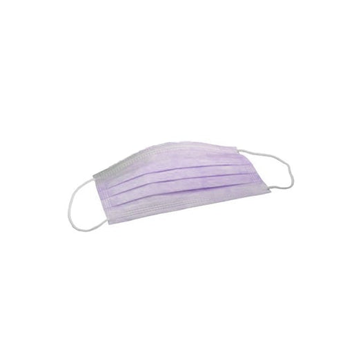 Premium Plus 2288-LAVENDER Earloop Face Masks Lavender Ultra Sensitive Non-Irritating 50/Pk