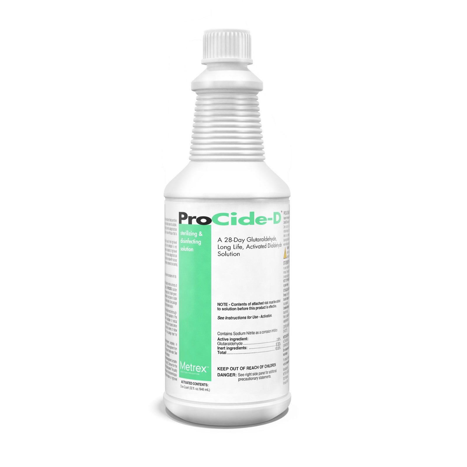Metrex Research Corp 10-2865 Procide-D 2.5% Glutaraldehyde Solution 32 Oz