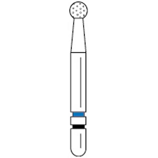 Premier Dental 2015673 Two Striper Ztech Diamond Bur Friction Grip 125ZM 5Pk