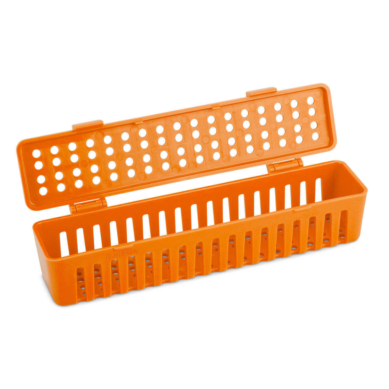 Plasdent 203SCS-12 Instrument Steri Container Neon Tangerine 8