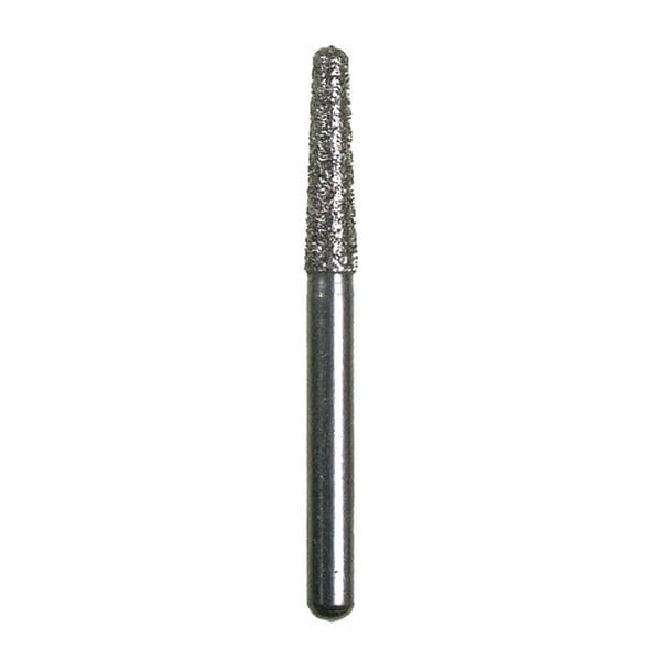 Spring Health 773.7F-25PK FG 773.7 Round End Taper Fine Grit Diamond Burs 25/Pk