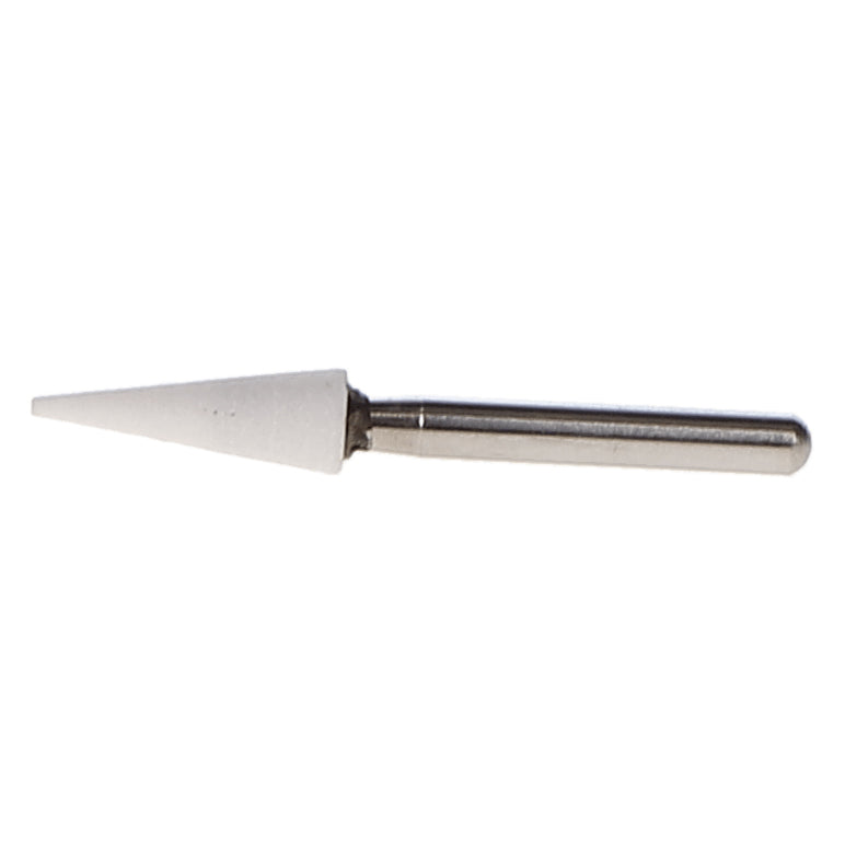 House Brand Dentistry 411301 HSB FG Pointed Cone White Mounted Stone CN1 12/Pk