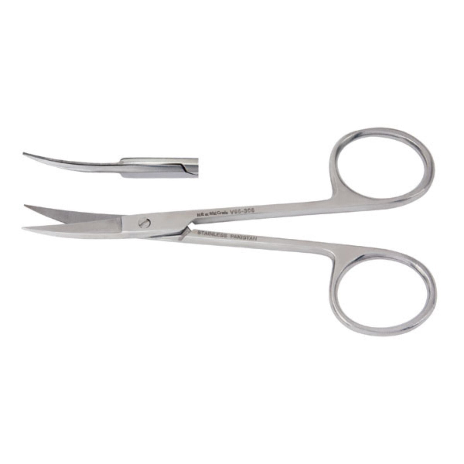 Miltex Instrument V95-306 Iris Dental Scissors Curved 10.6cm